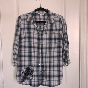 Style & CO Button Down Top Size 12p